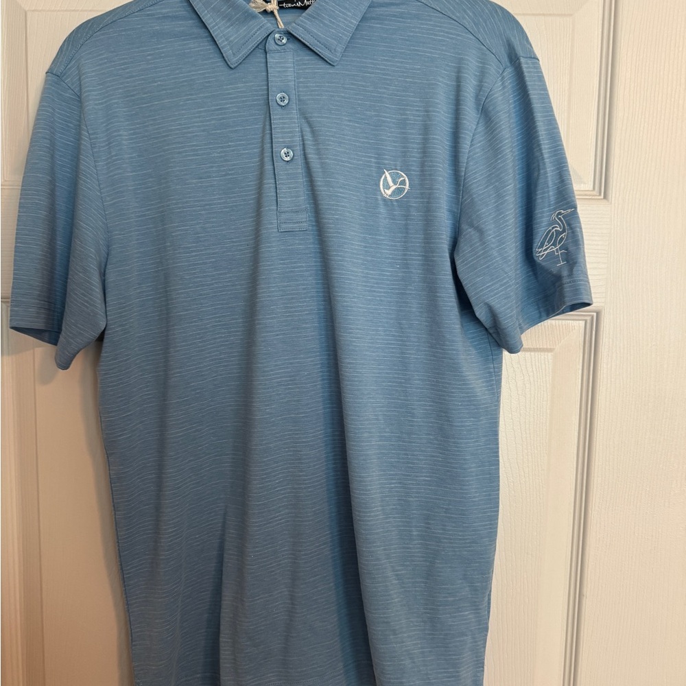 Travis Mathew Blue Polo Shirt